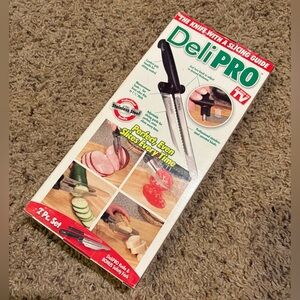 Deli Pro 2 Piece Knife Set - As Seen on TV - NEW